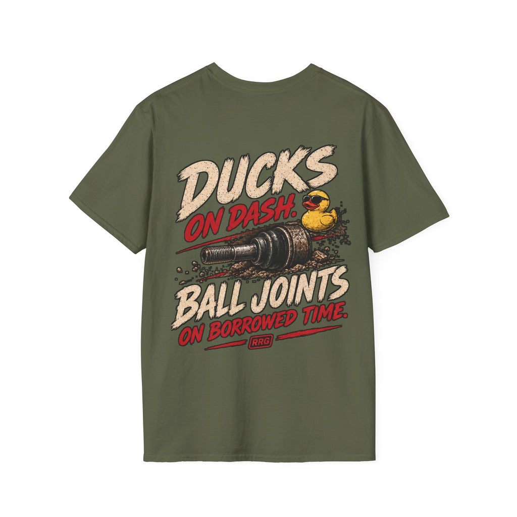 Ducks on Dash. Ball Joints on Borrowed Time. T-shirt