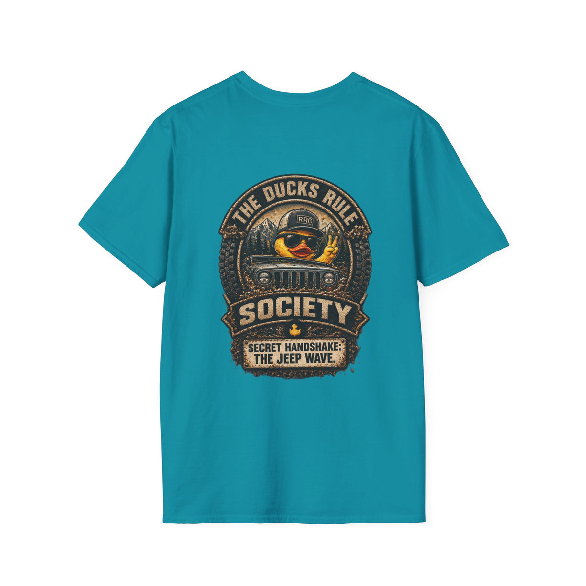 The Ducks Rule Society — Secret Handshake: The Jeep Wave — Handshake Verified T-shirt