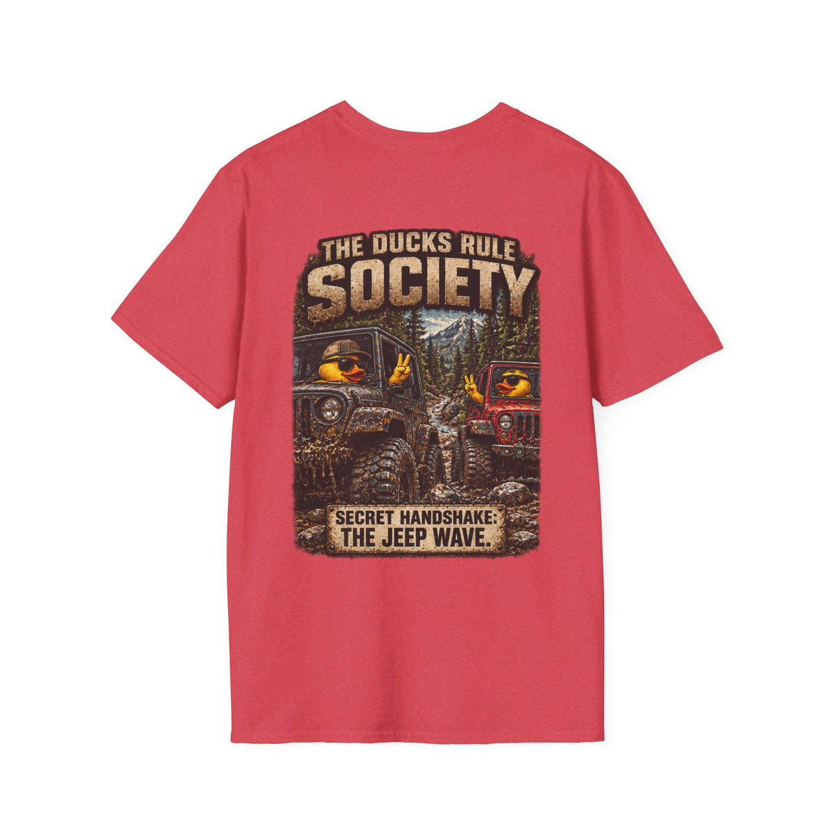 The Ducks Rule Society — Secret Handshake: The Jeep Wave T-shirt