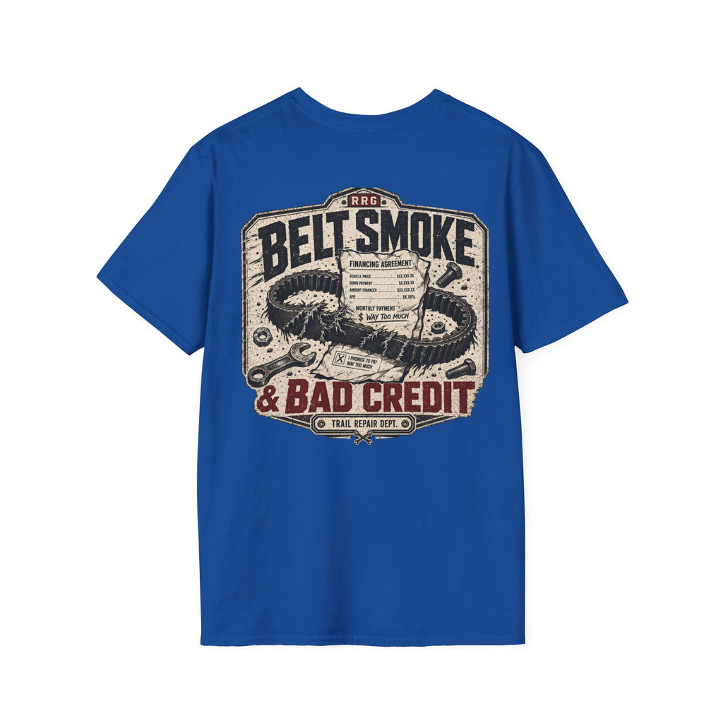 Belt Smoke & Bad Credit t-shirt