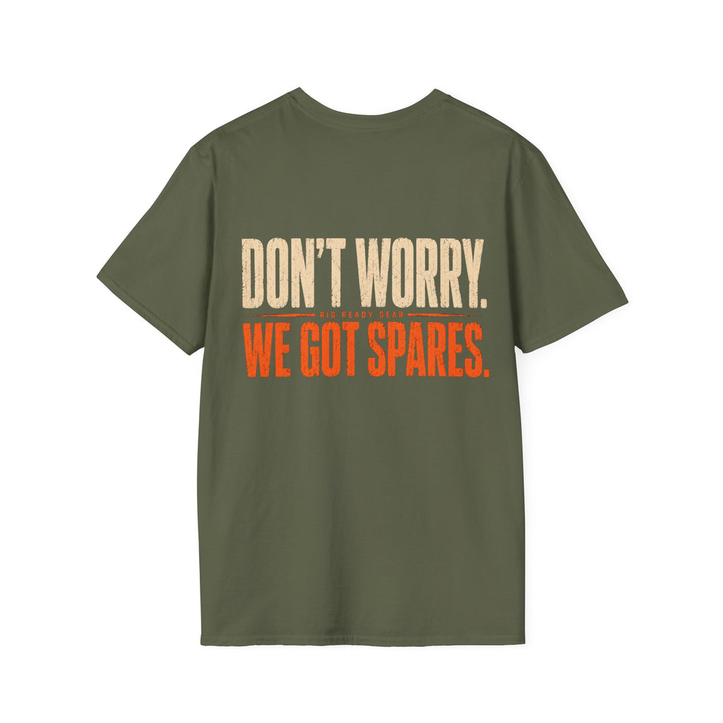 WE GOT SPARES. T-shirt