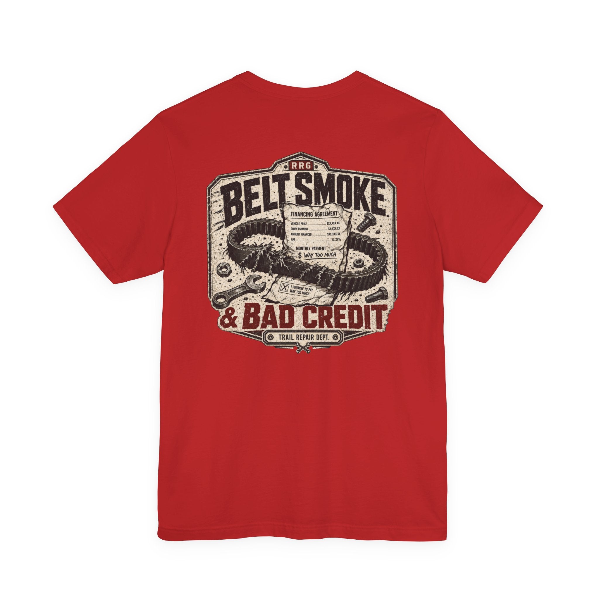 Belt Smoke & Bad Credit Tee | Rig Ready Gear Shirt
