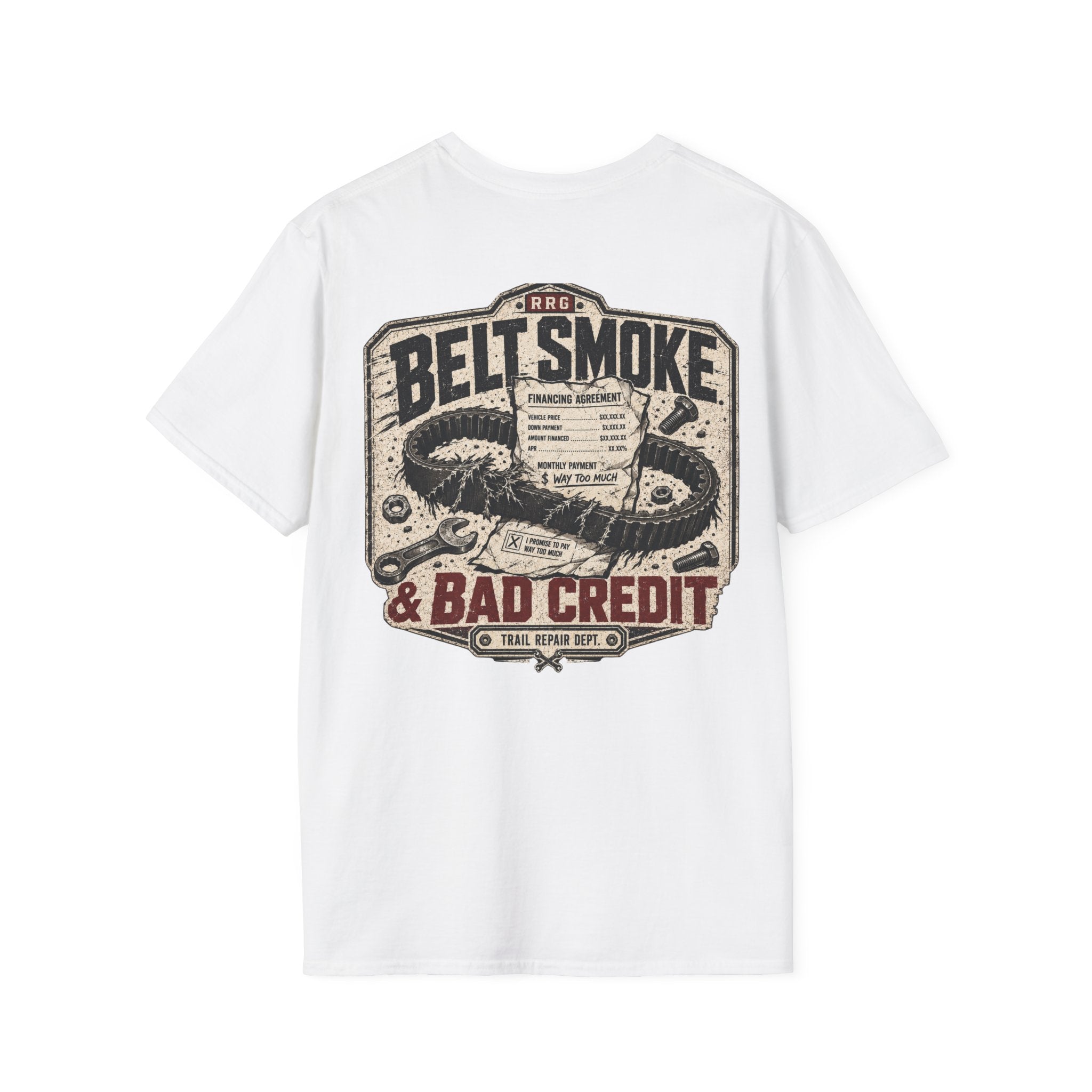 Belt Smoke & Bad Credit t-shirt