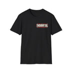 100K Trail Tampon — Industrial Warning Plate T-shirt