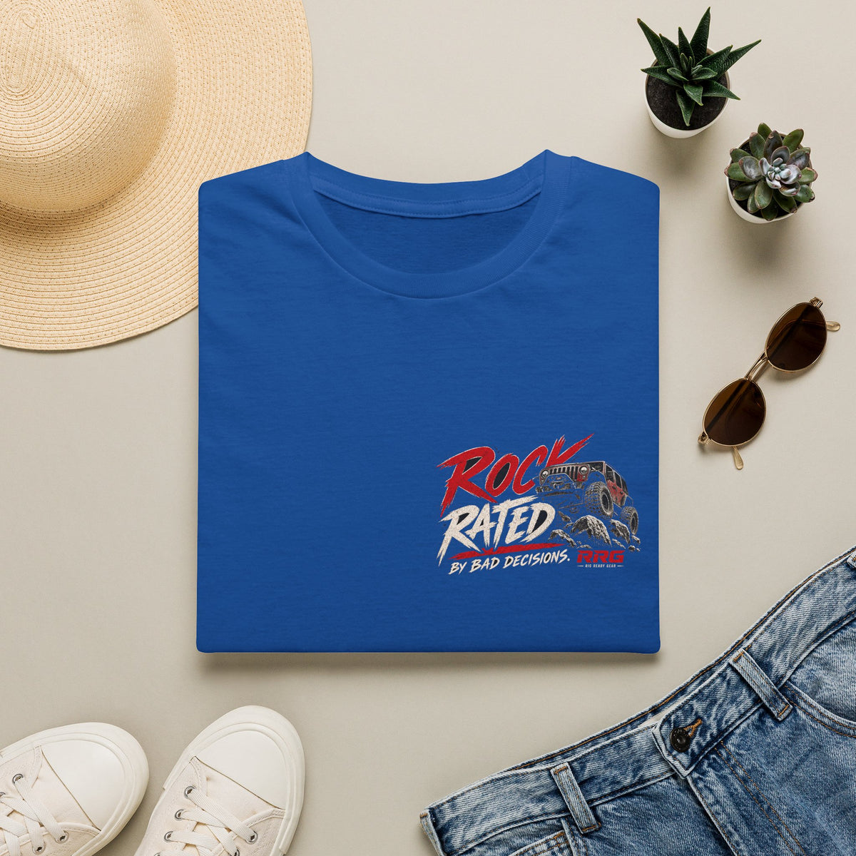 ROCK RATED BY BAD DECISIONS T-shirt