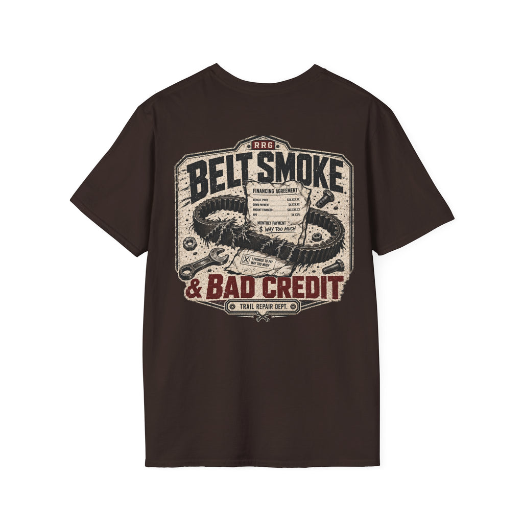 Belt Smoke & Bad Credit t-shirt