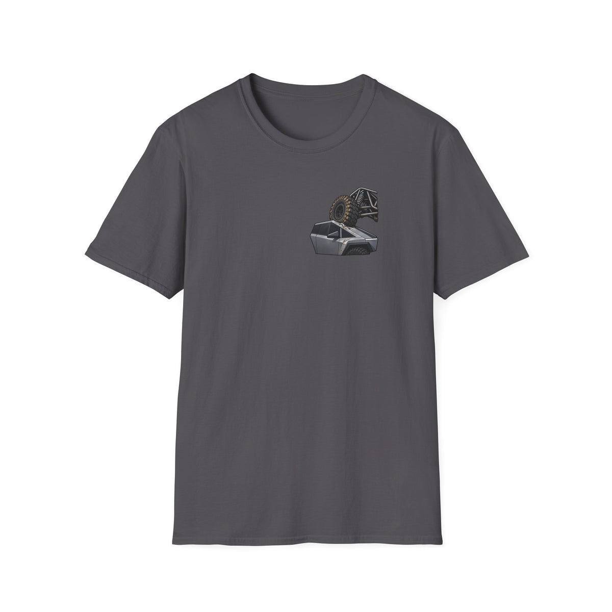 Cybertruck Crush — Rock Crawler T-Shirt