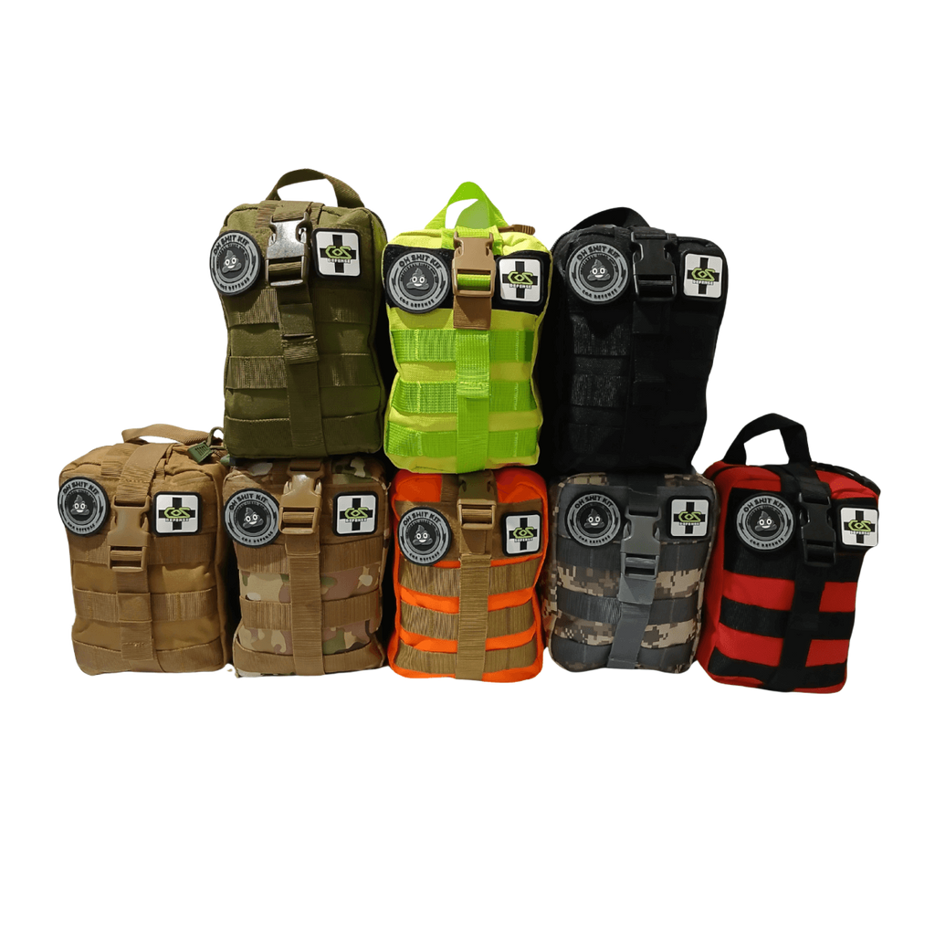 OH SH!T Trauma Kit 80-piece MOLLE vehicle trauma medical pouch
