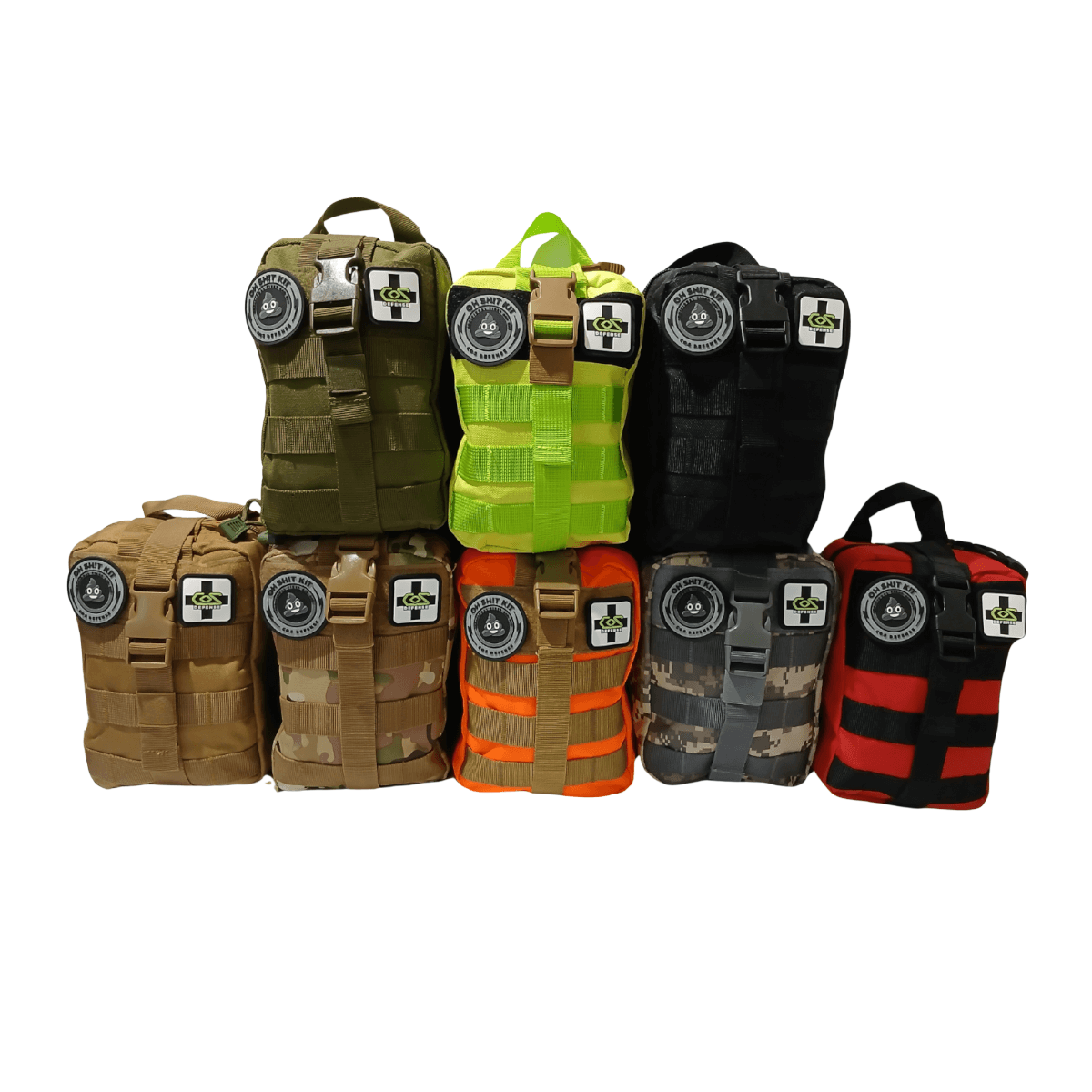 OH SH!T Trauma Kit 80-piece MOLLE vehicle trauma medical pouch