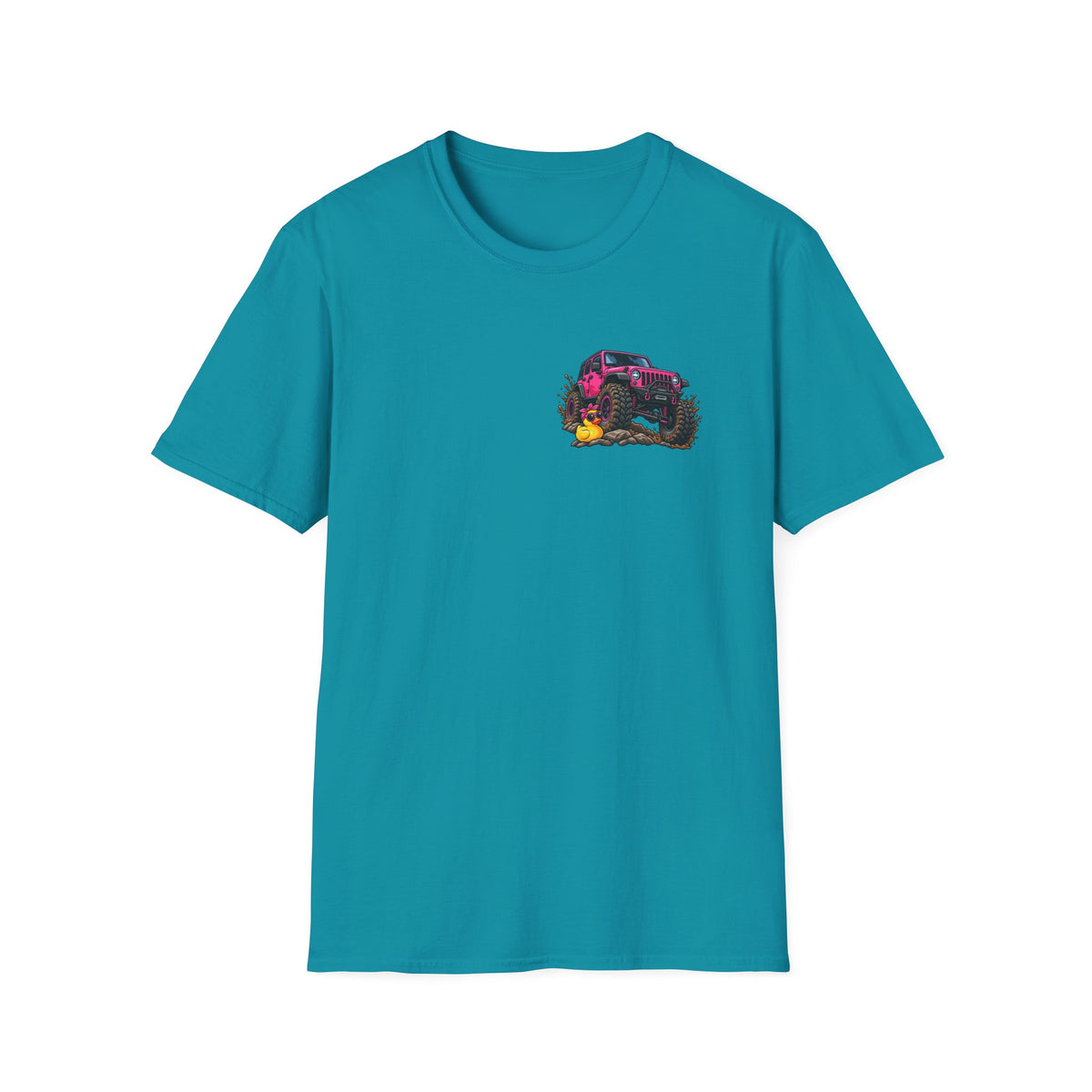 Mud, Ducks & Pink 4x4 T-shirt