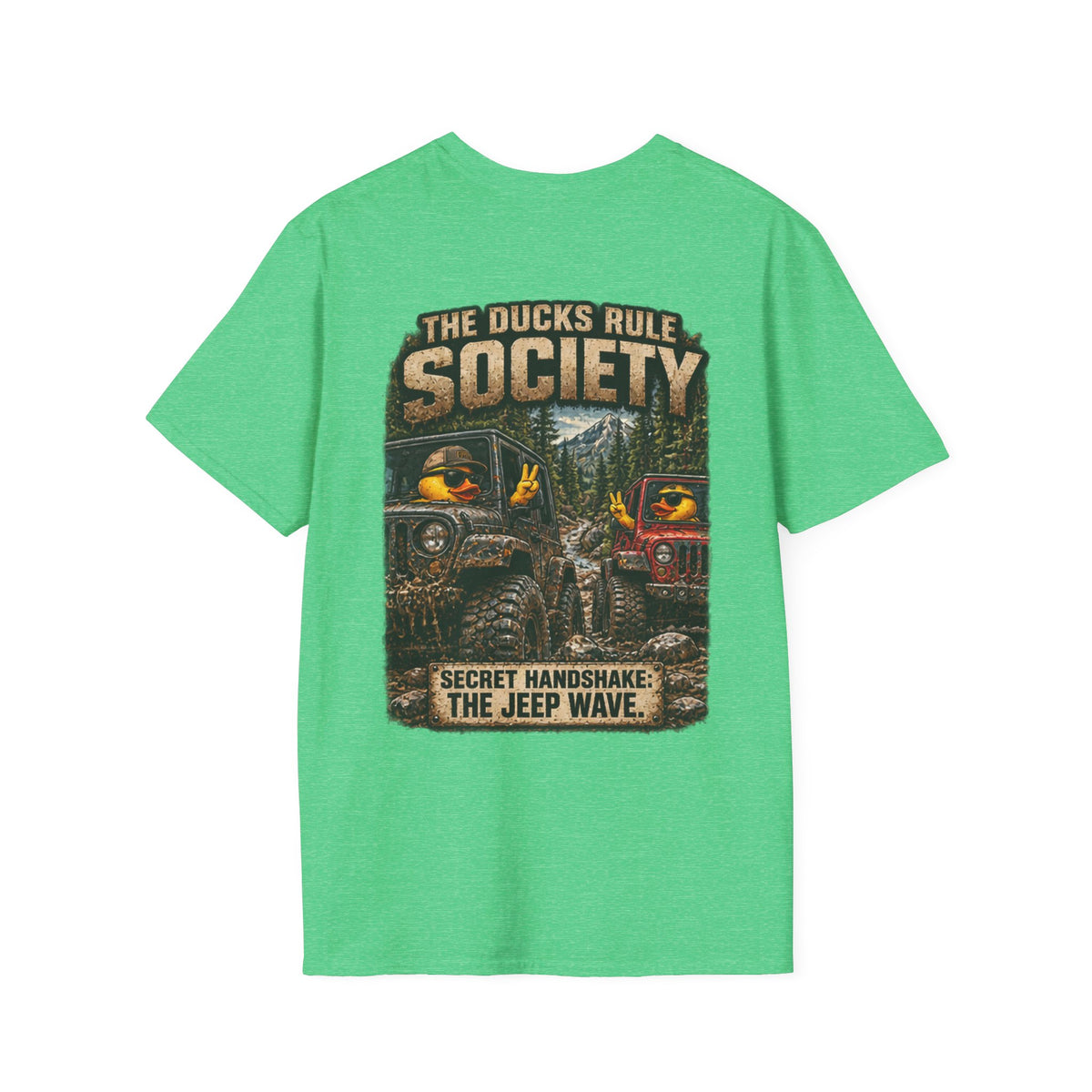 The Ducks Rule Society — Secret Handshake: The Jeep Wave T-shirt