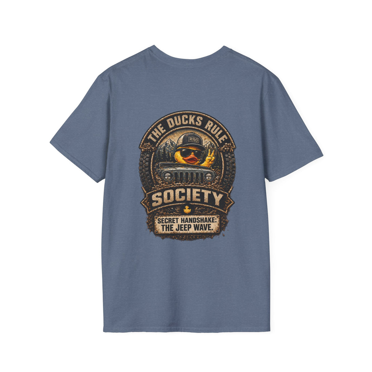 The Ducks Rule Society — Secret Handshake: The Jeep Wave — Handshake Verified T-shirt