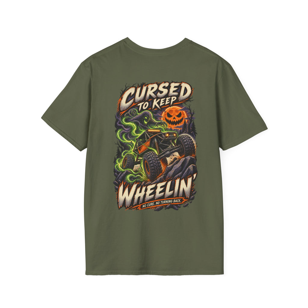 Cursed to Keep Wheelin’ Phantom T-shirt