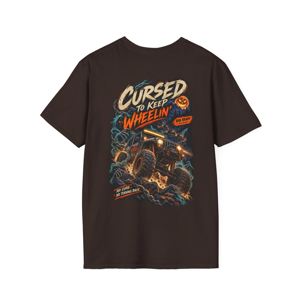 Cursed to Keep Wheelin’ Zombies T-shirt