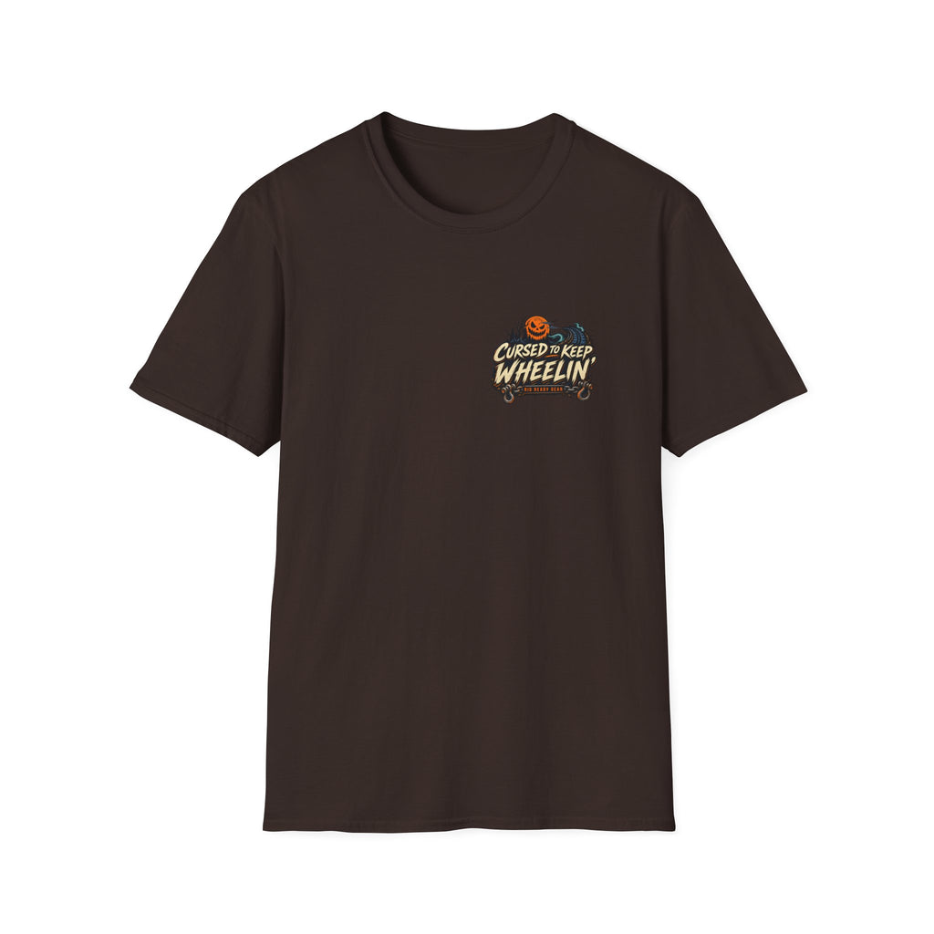 Cursed to Keep Wheelin’ Zombies T-shirt