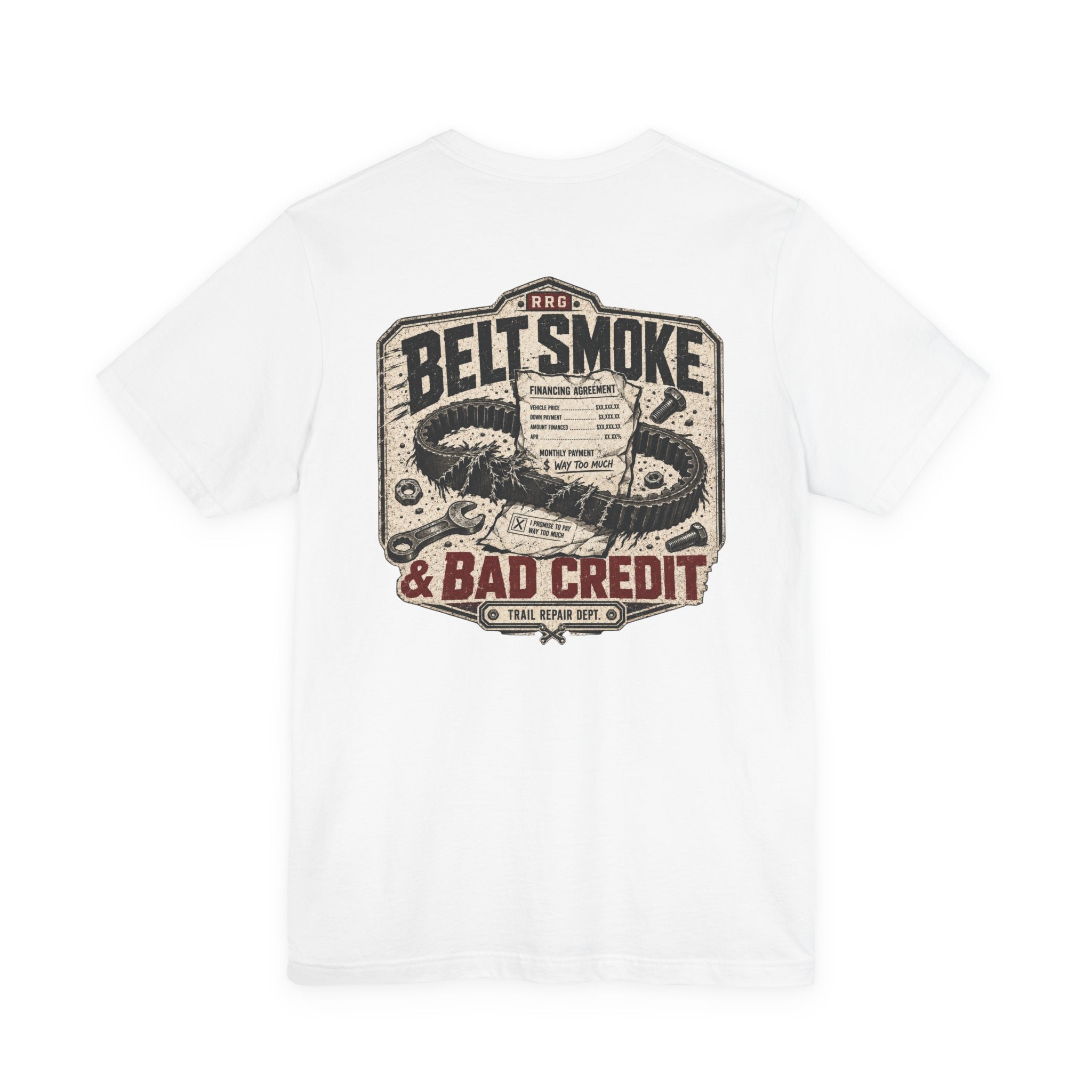 Belt Smoke & Bad Credit Tee | Rig Ready Gear Shirt