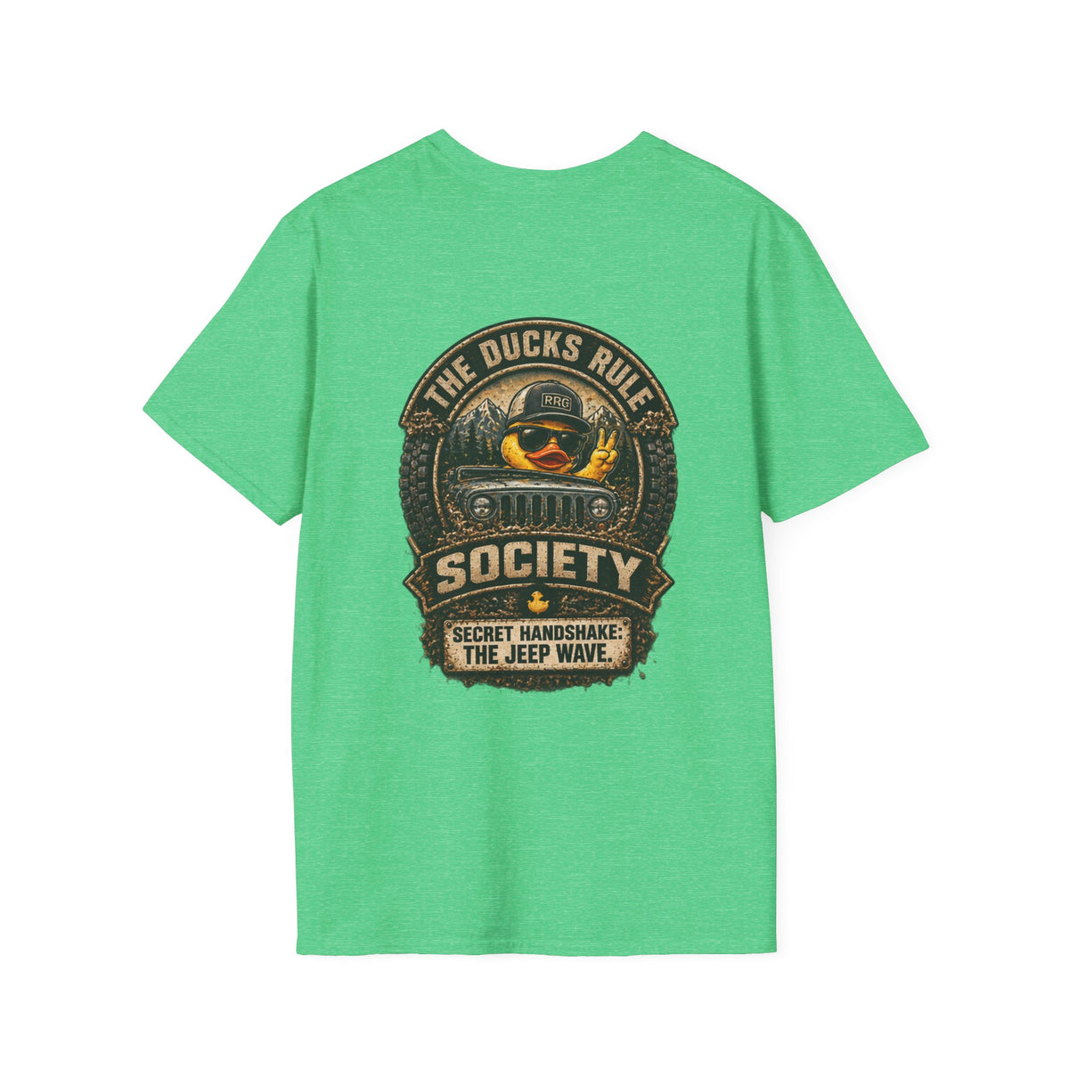 The Ducks Rule Society — Secret Handshake: The Jeep Wave — Handshake Verified T-shirt