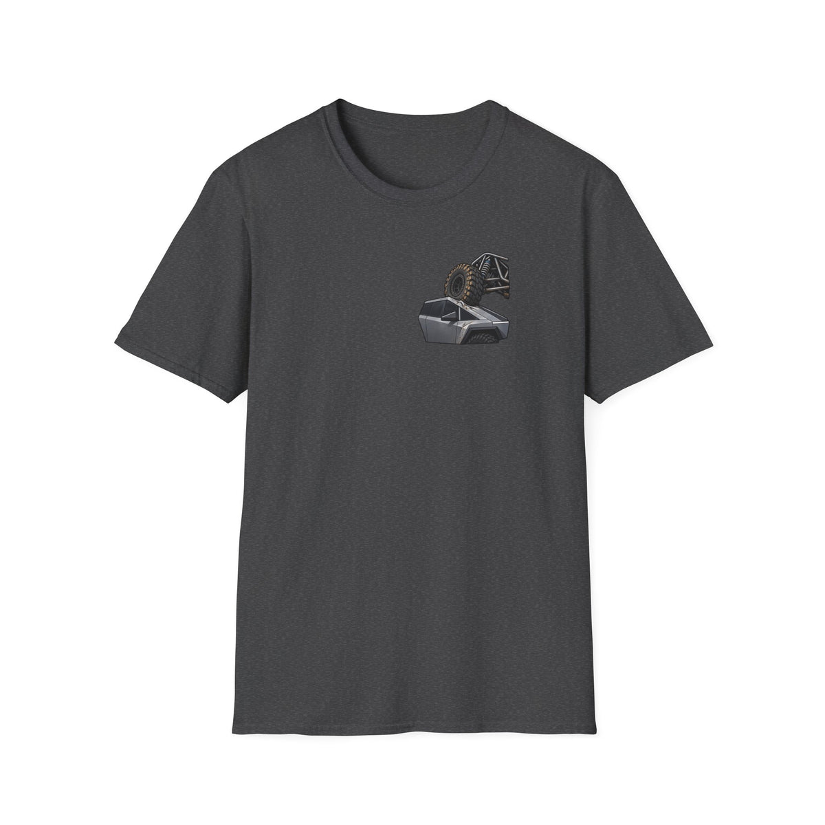 Cybertruck Crush — Rock Crawler T-Shirt