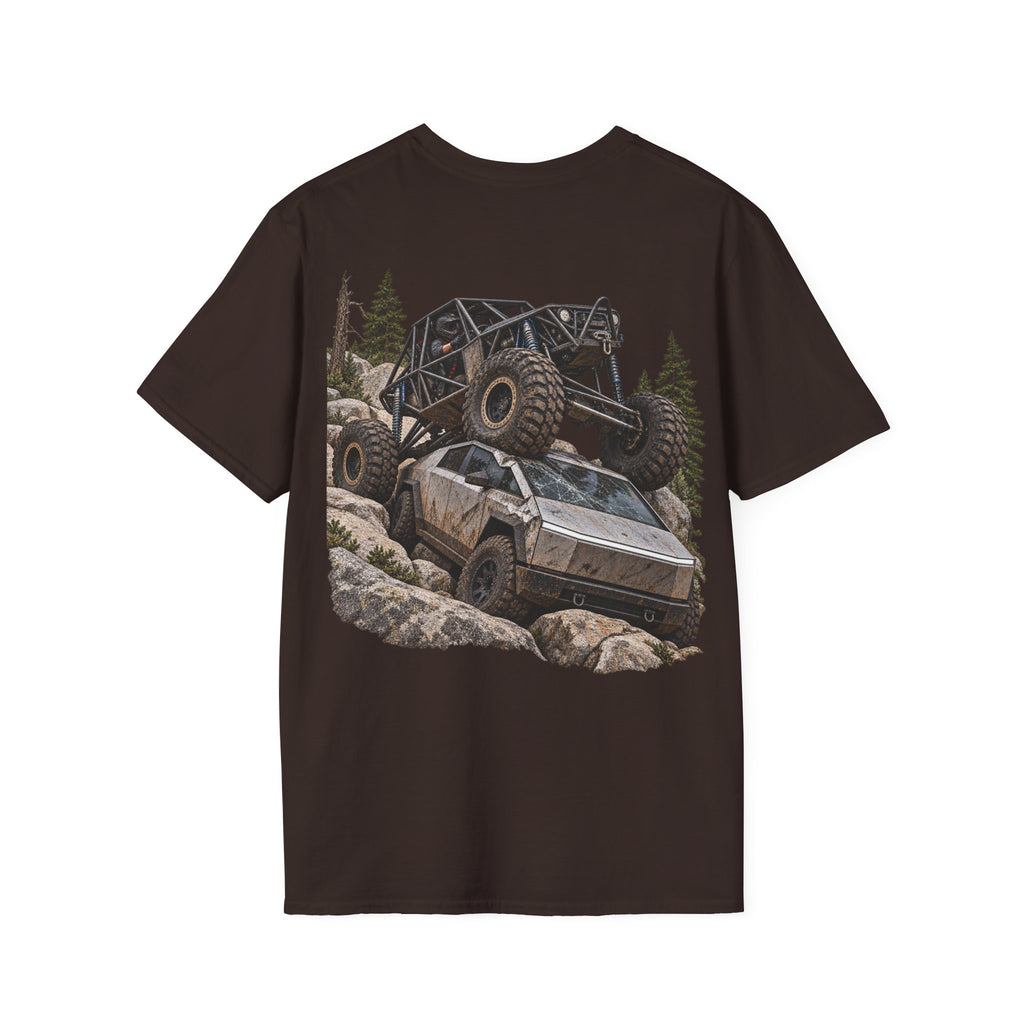 Cybertruck Crush — Rock Crawler T-Shirt