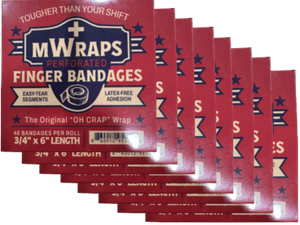 MWrap Finger Wrap for Work — Stays On When Bandaids Don’t