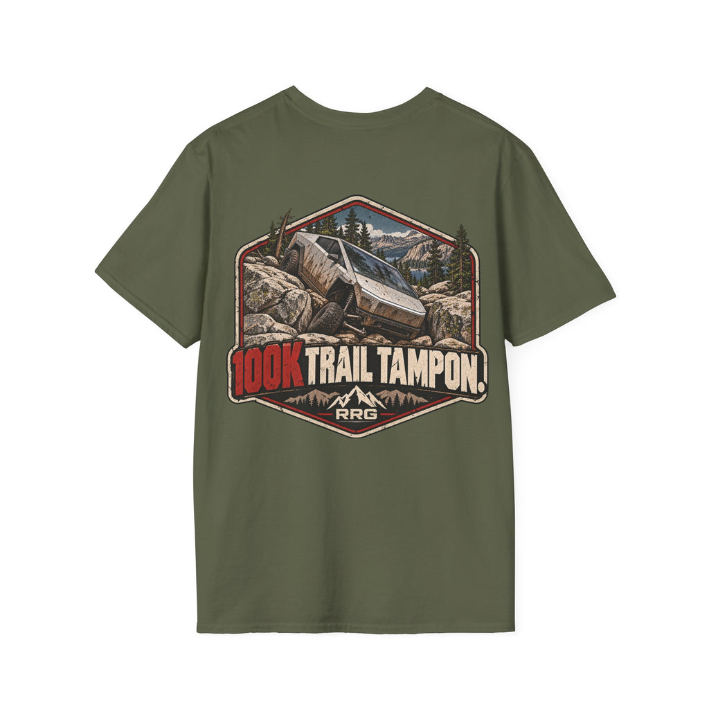 100K Trail Tampon — Vintage Badge T-shirt