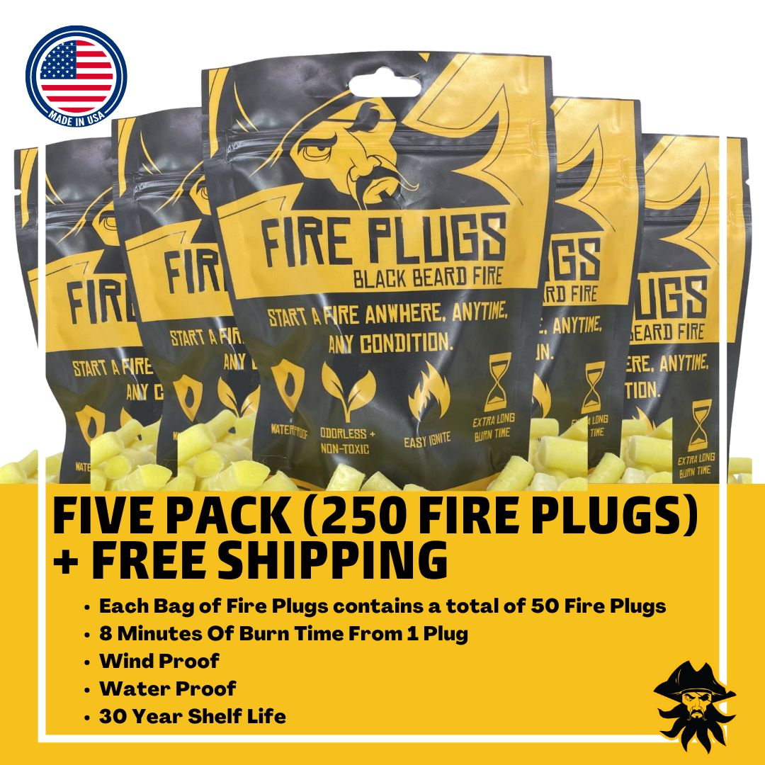 Black Beard Fire Plugs Tinder | Rig Ready Gear
