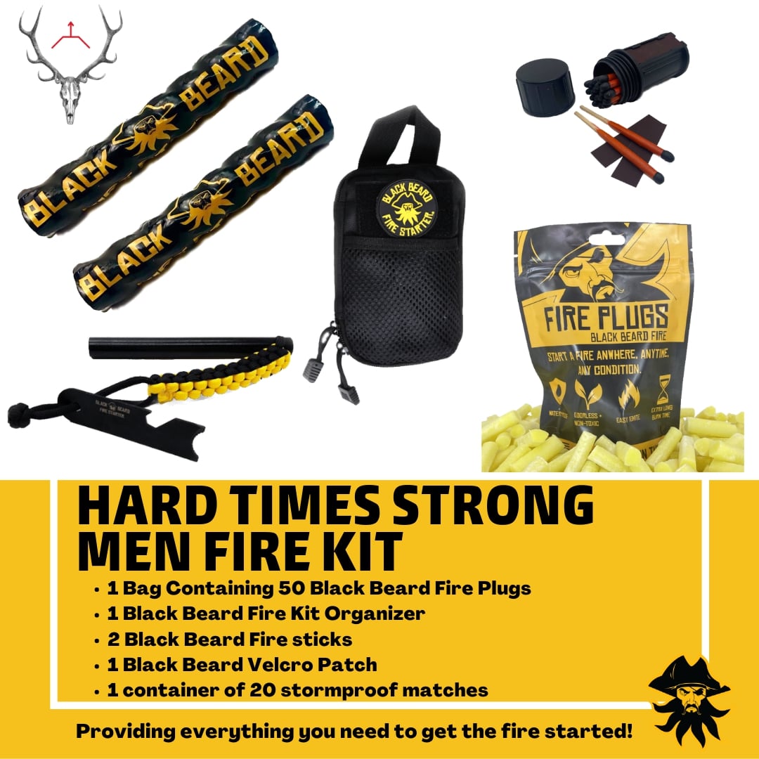 Hard Times Strong Men Fire Starter Kit | Rig Ready Gear