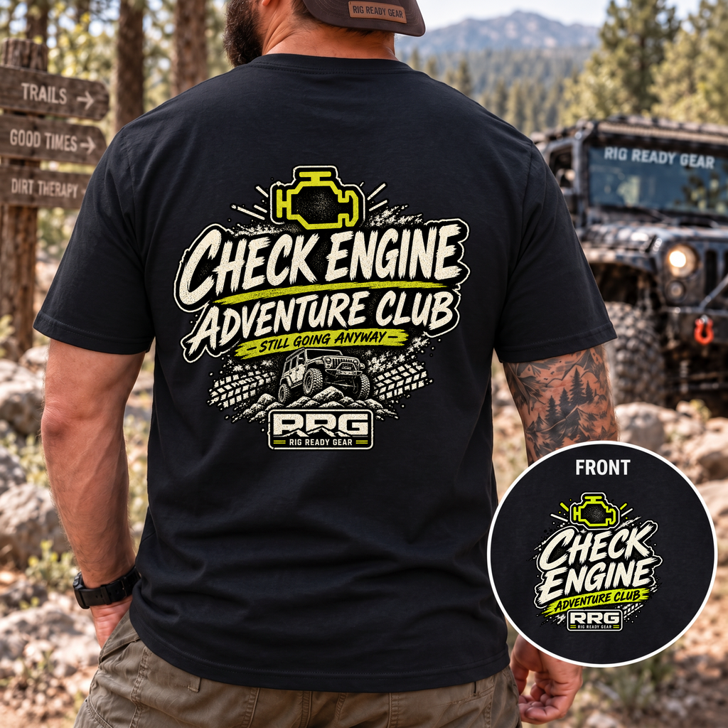 CHECK ENGINE ADVENTURE CLUB T-shirt