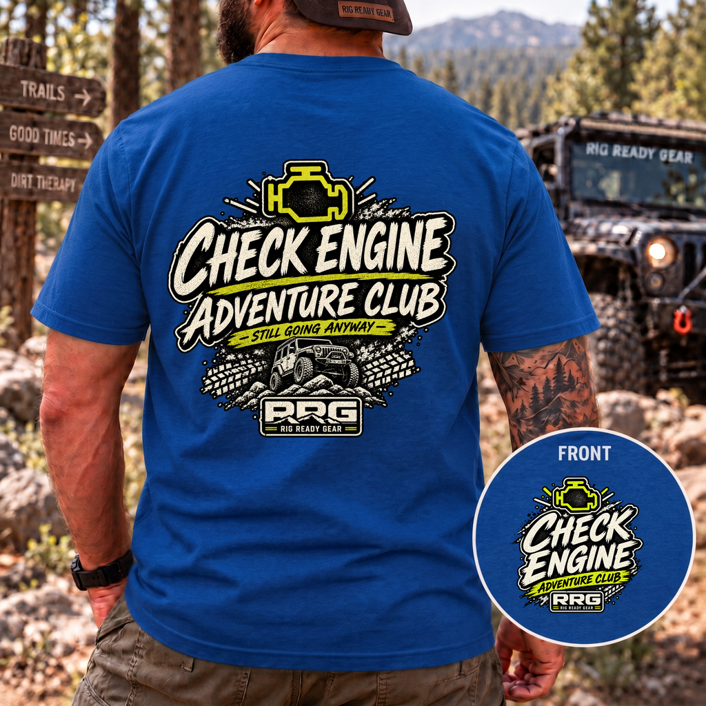 CHECK ENGINE ADVENTURE CLUB T-shirt