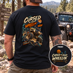 Cursed to Keep Wheelin’ Zombies T-shirt