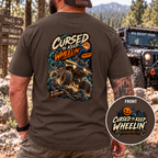 Cursed to Keep Wheelin’ Zombies T-shirt