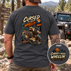Cursed to Keep Wheelin’ Zombies T-shirt