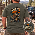 Cursed to Keep Wheelin’ Zombies T-shirt