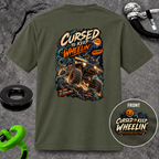 Cursed to Keep Wheelin’ Zombies T-shirt