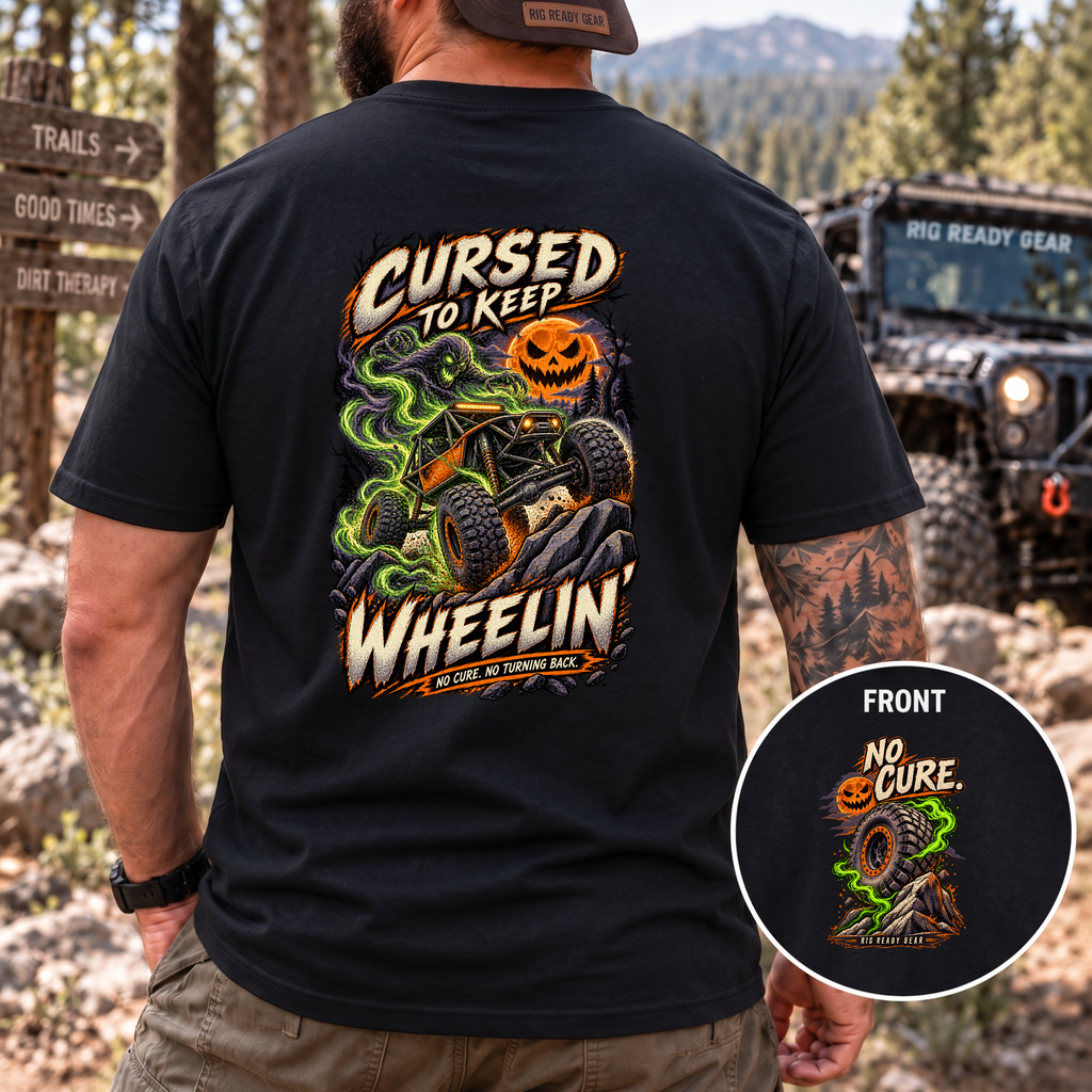 Cursed to Keep Wheelin’ Phantom T-shirt
