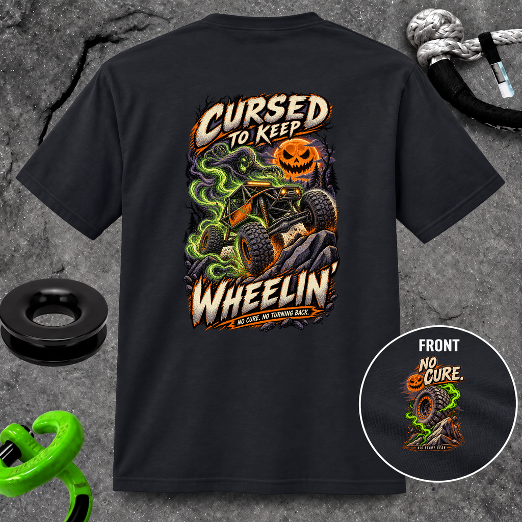 Cursed to Keep Wheelin’ Phantom T-shirt