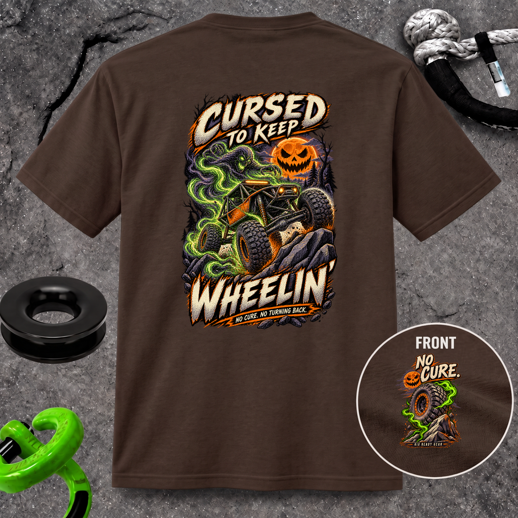 Cursed to Keep Wheelin’ Phantom T-shirt