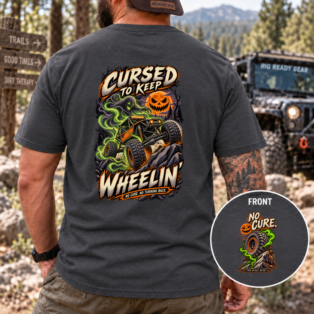 Cursed to Keep Wheelin’ Phantom T-shirt