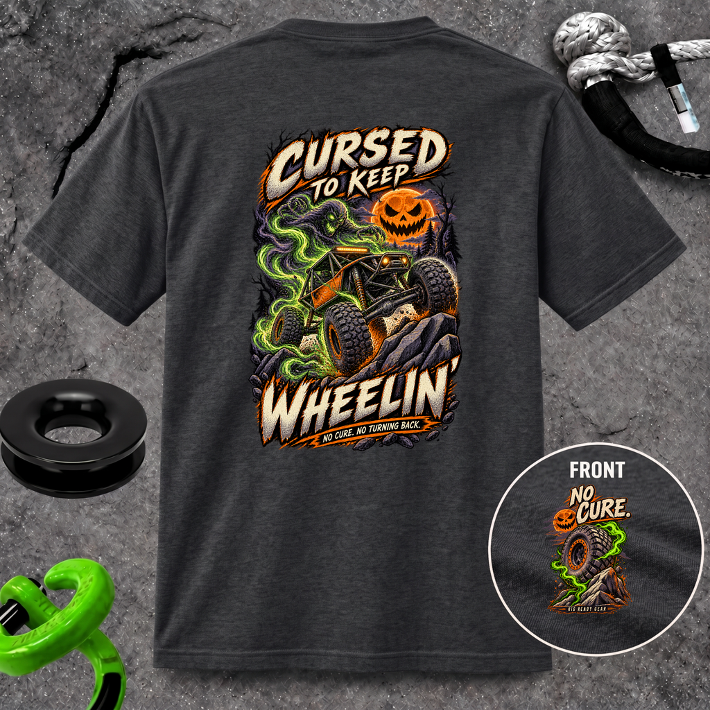 Cursed to Keep Wheelin’ Phantom T-shirt