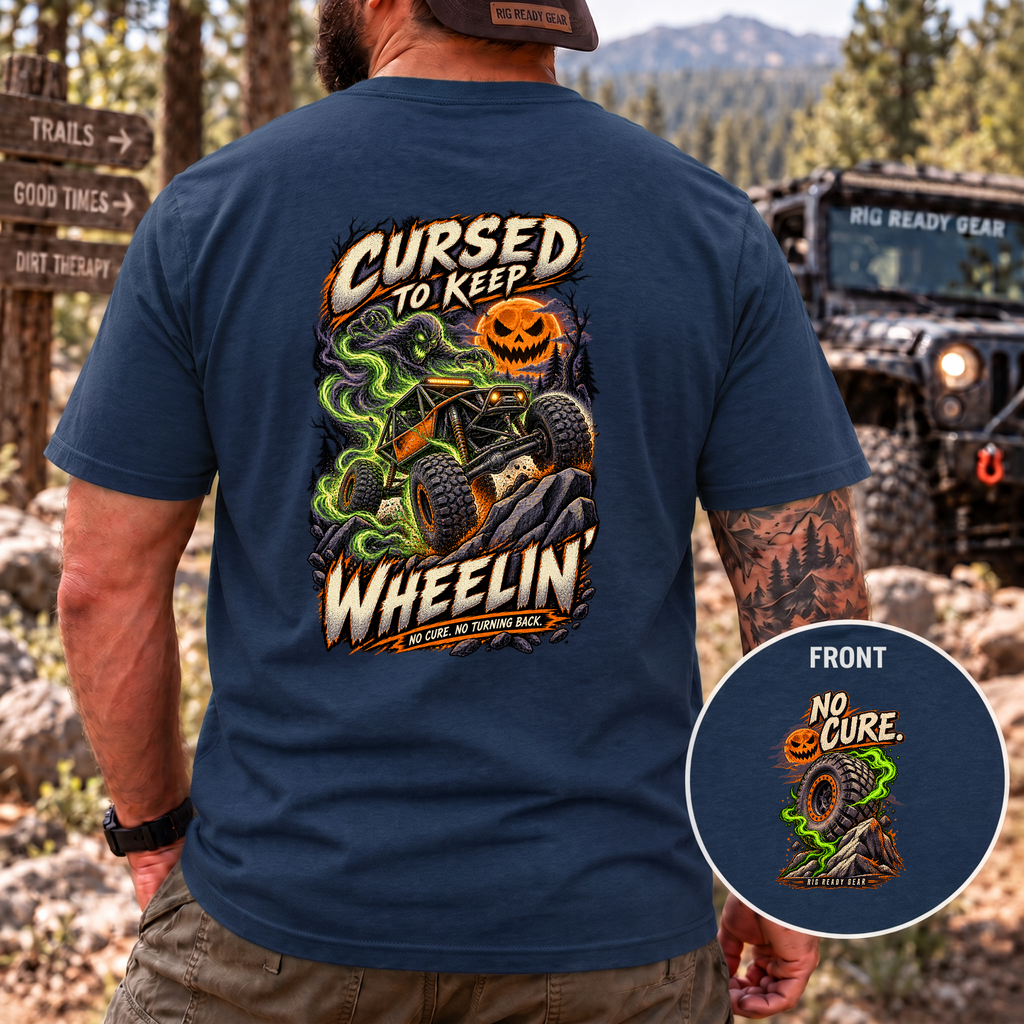 Cursed to Keep Wheelin’ Phantom T-shirt