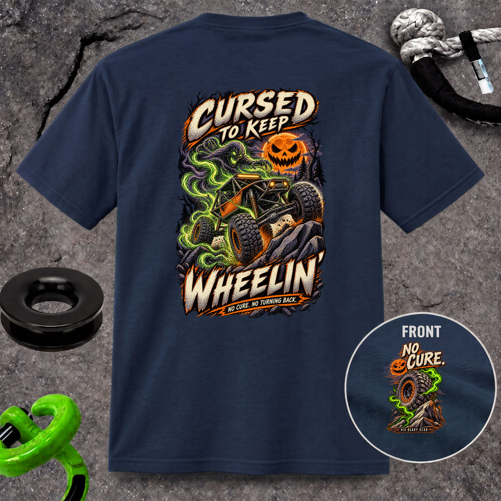 Cursed to Keep Wheelin’ Phantom T-shirt