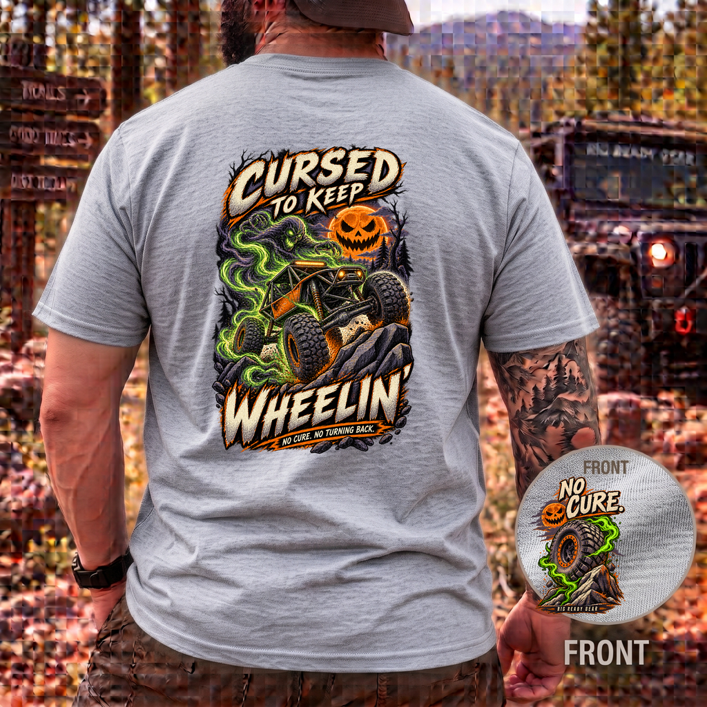 Cursed to Keep Wheelin’ Phantom T-shirt