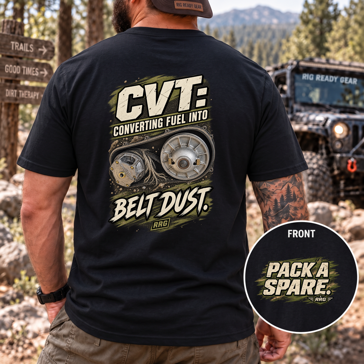 CVT: Converting Fuel Into Belt Dust T-shirt