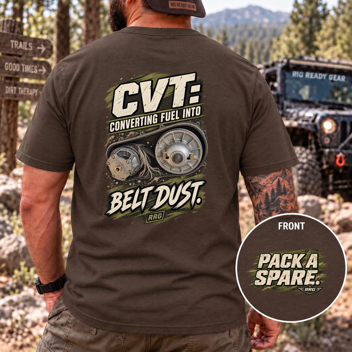 CVT: Converting Fuel Into Belt Dust T-shirt