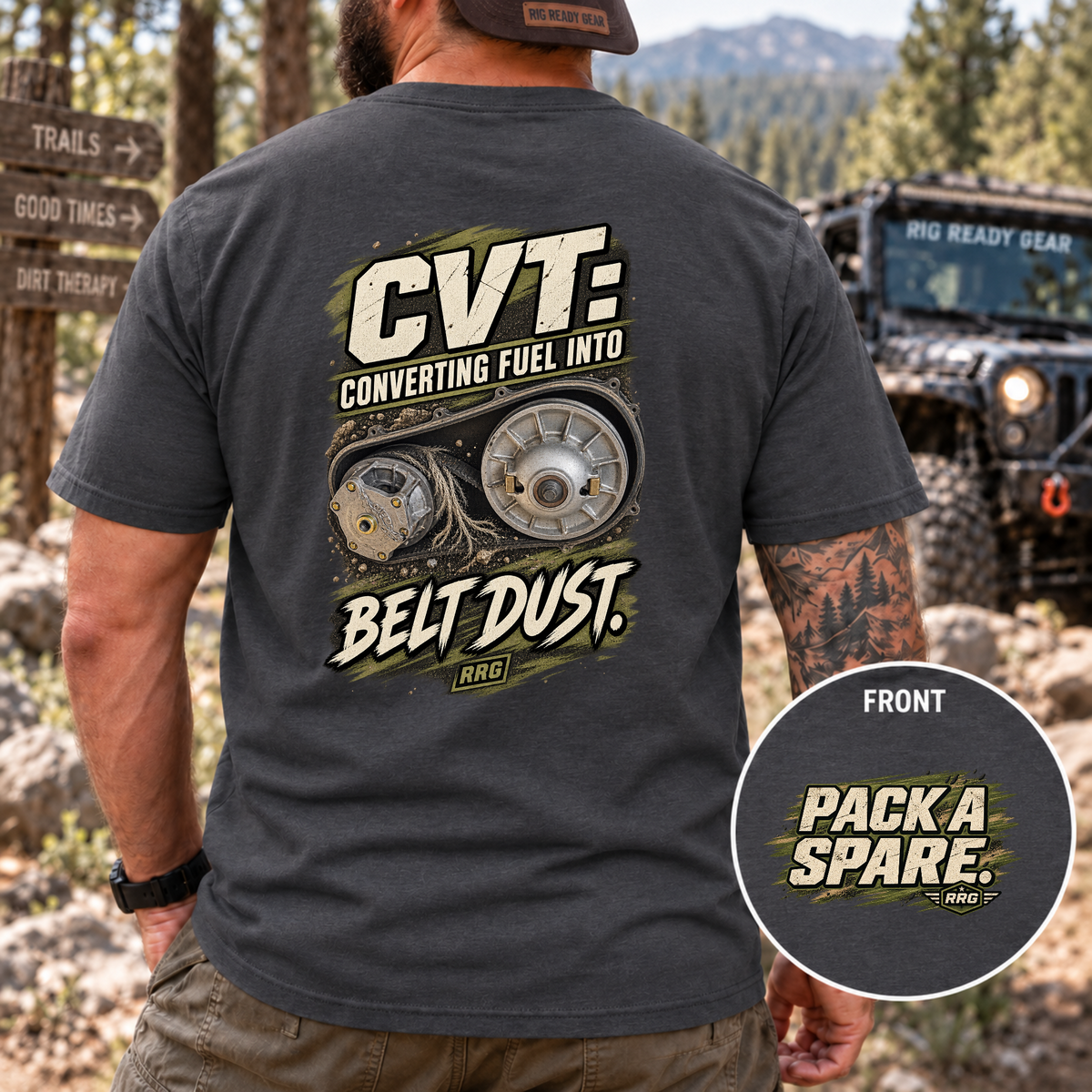 CVT: Converting Fuel Into Belt Dust T-shirt