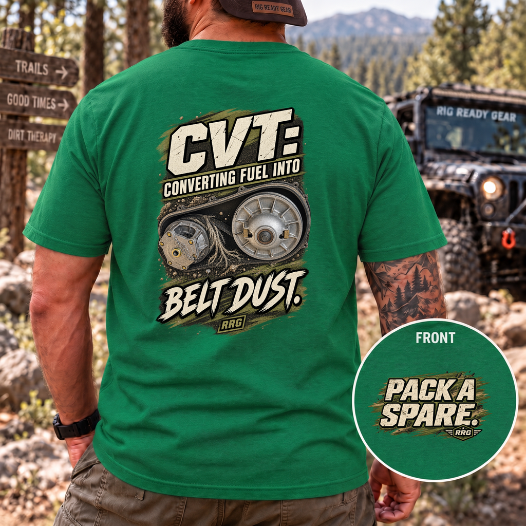 CVT: Converting Fuel Into Belt Dust T-shirt
