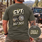 CVT: Converting Fuel Into Belt Dust T-shirt