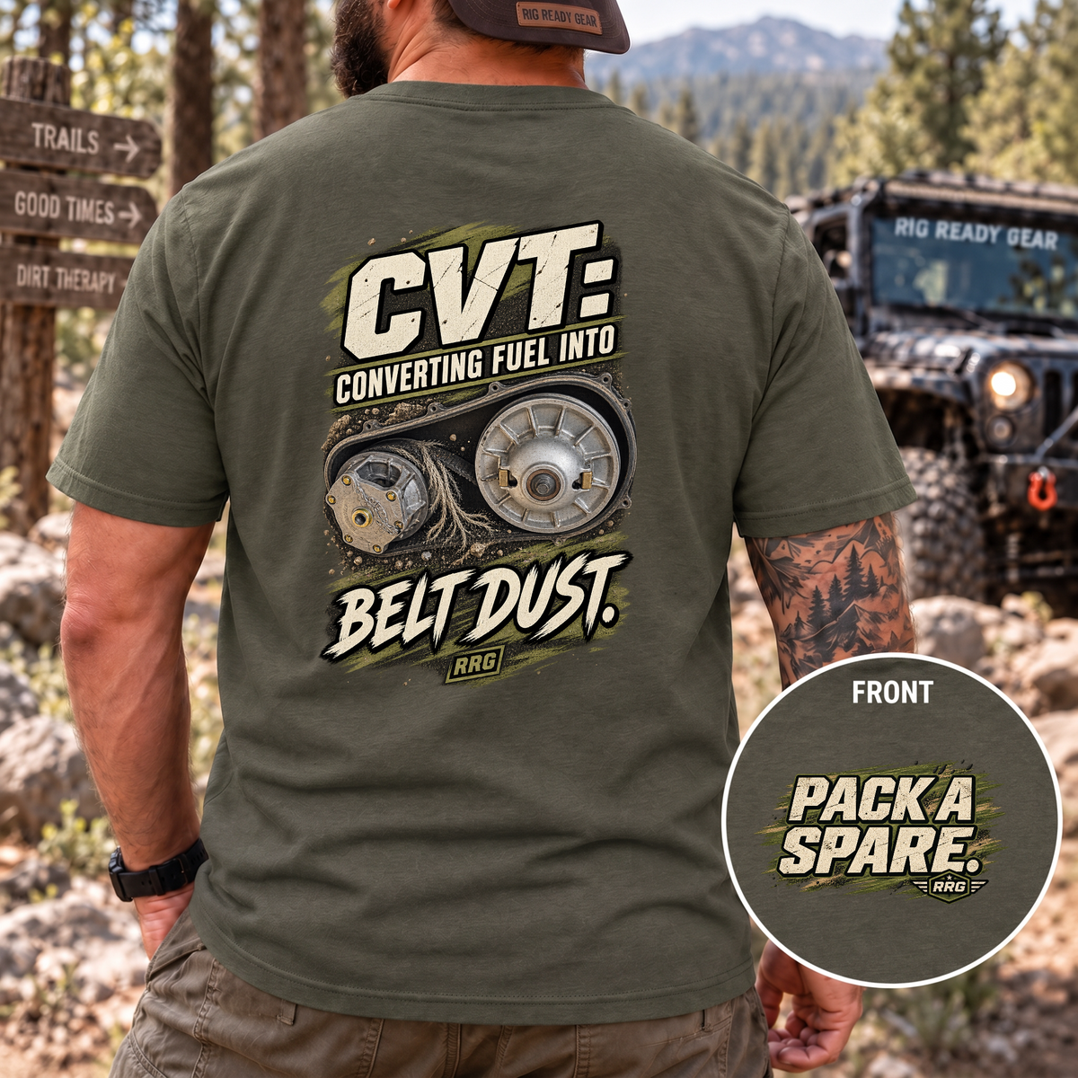 CVT: Converting Fuel Into Belt Dust T-shirt