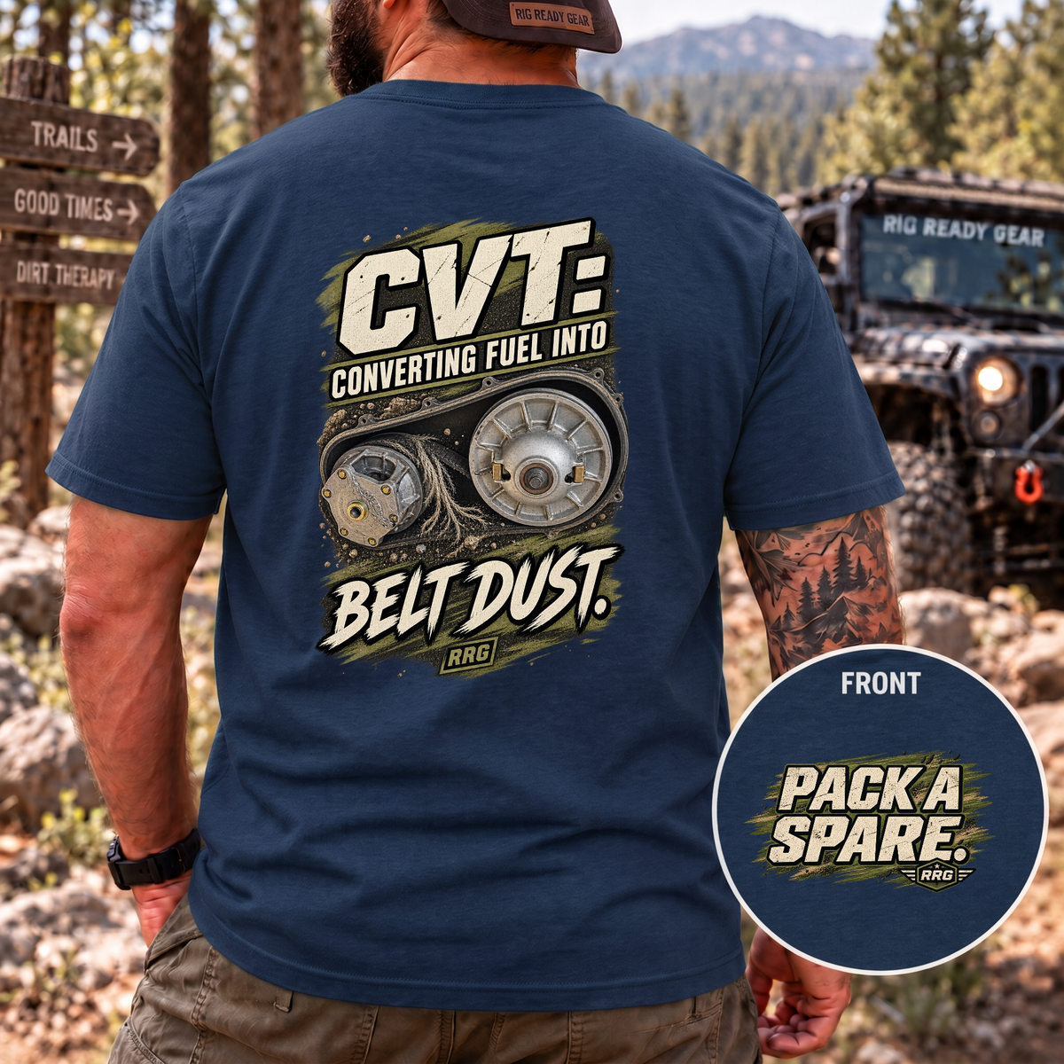 CVT: Converting Fuel Into Belt Dust T-shirt