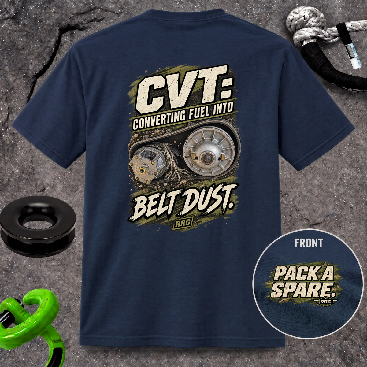 CVT: Converting Fuel Into Belt Dust T-shirt